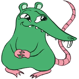 Стикер КРЫС ПЫХ by @pp3gnezda - 0