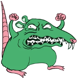 Стикер КРЫС ПЫХ by @pp3gnezda - 3