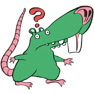 Стикер КРЫС ПЫХ by @pp3gnezda - 7