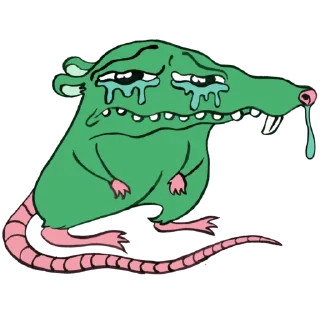 Стикер КРЫС ПЫХ by @pp3gnezda - 10