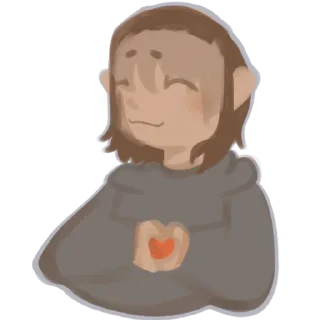 Sticker Кусь @alsiart - 0