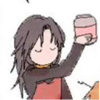 Sticker Кай котик, лапочка, да и вообще я его люблю - 3