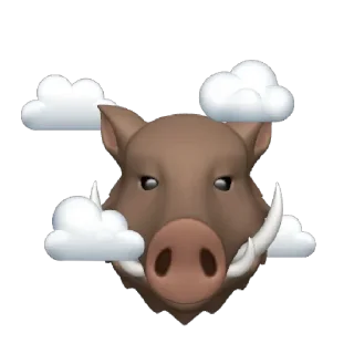 pig animal figure cartoon