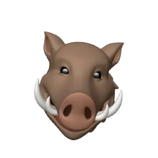 pig snout animal figure