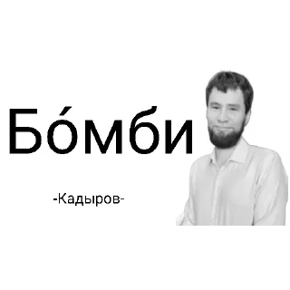 Стикер Кадыров - 11