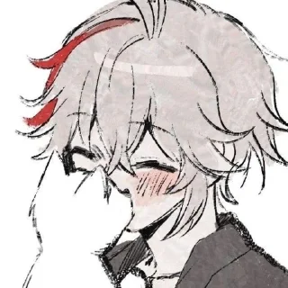 Стикер Кадзуха Мой Муж-@emishkapon - 5