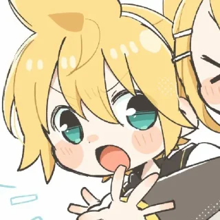 Sticker Kagamine len 2 @riestikey - 1