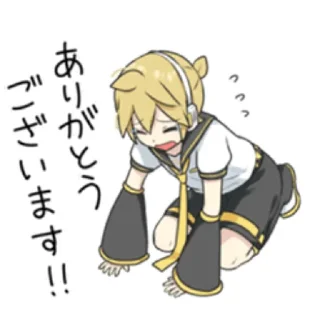 Sticker Kagamine len 2 @riestikey - 10