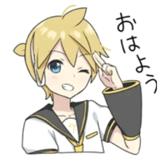 Sticker Kagamine len 2 @riestikey - 4