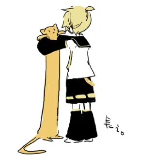 Sticker Kagamine len 2 @riestikey - 11