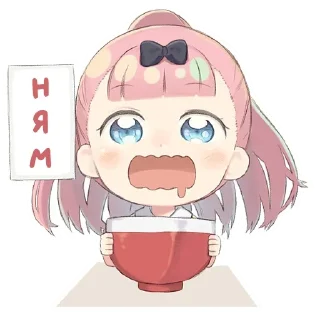 Стикер Кагуя @Nyasticks - 8