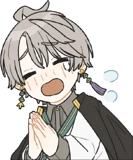 Sticker Кайдэ-кун @nyasticks - 10