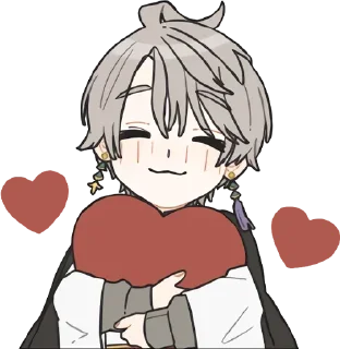 Sticker Кайдэ-кун @nyasticks - 7