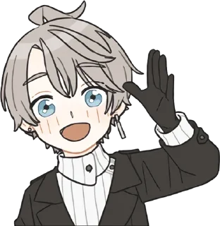 Sticker Кайдэ-кун @nyasticks - 4