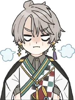 Sticker Кайдэ-кун @nyasticks - 2