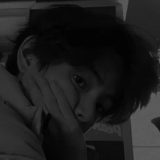 black and white person human face