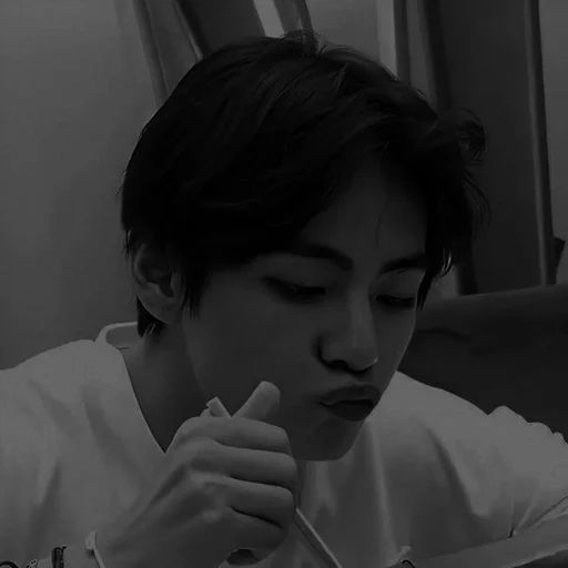 person human face black and white