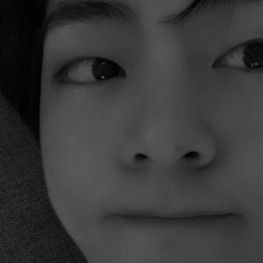 human face black and white person