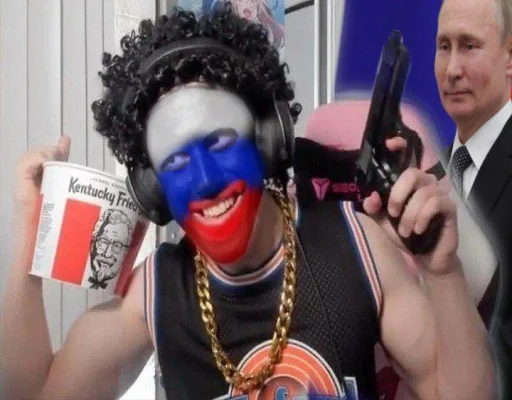 person human face costume