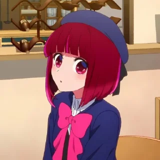 Стикер Kᴀɴᴀ Aʀɪᴍᴀ💄 @OshiNoKo_wc - 5