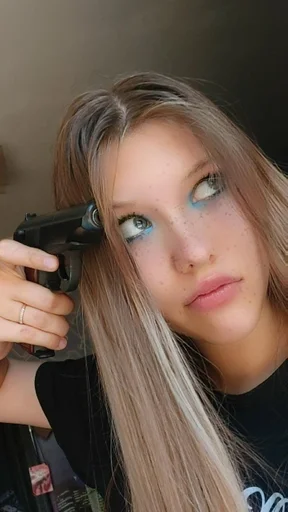 person human face long hair