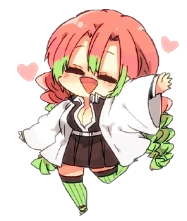 Sticker 💓 Mitsuri Kanroji @LadyLuxanna - 0