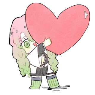 Sticker 💓 Mitsuri Kanroji @LadyLuxanna - 10