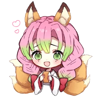 Sticker 💓 Mitsuri Kanroji @LadyLuxanna - 8