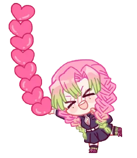 Sticker 💓 Mitsuri Kanroji @LadyLuxanna - 3