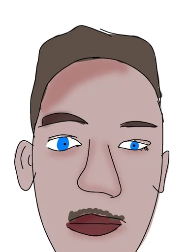 рисование человеческое лицо эскиз