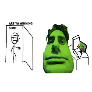 Sticker Капач @skripach_green | @Iloveyourmom142 - 2