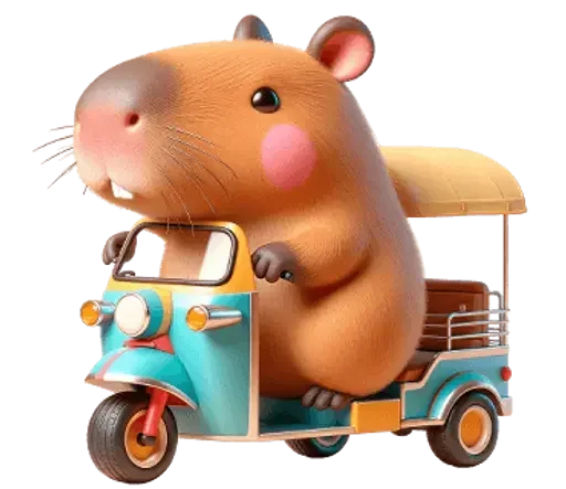 Sticker KapiCapybara - 1