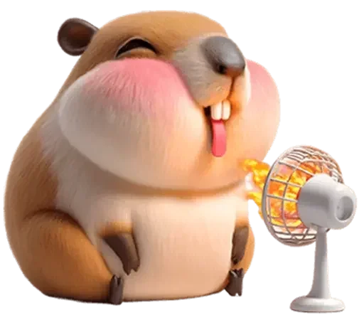 Стикер KapiCapybara - 1