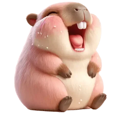 Kapi Capybara @SbornikStickers - 