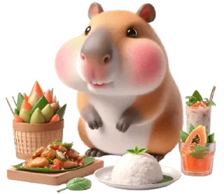 Sticker Kapi Capybara @SbornikStickers - 3