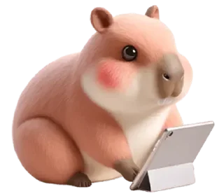 Sticker Kapi Capybara @SbornikStickers - 8