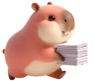 Sticker Kapi Capybara @SbornikStickers - 11