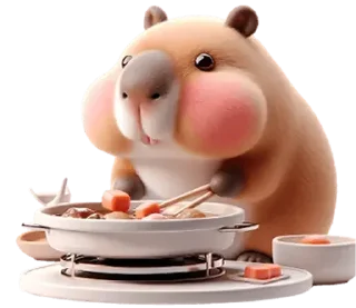 Sticker Kapi Capybara @SbornikStickers - 10