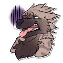 Стикер Shekh Hyena by @KeaveMind - 9