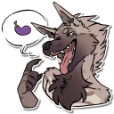 Стикер Shekh Hyena by @KeaveMind - 0