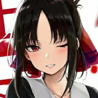 Стикер Госпожа Кагуя @anime_stickerr - 11