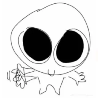 Стикер Каракули by @hugsvi - 8