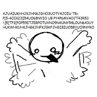 Стикер Каракули by @hugsvi - 2