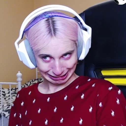 human face headphones clothing