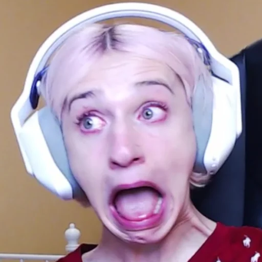 headphones human face indoor