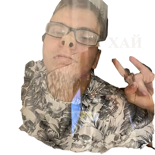 human face glasses person