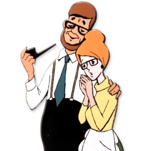 мультфильм человеческое лицо одежда