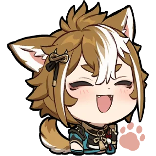 Sticker Картины Паймон 11 | @genshin_impact_ru_off - 10