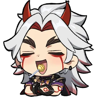 Sticker Картины Паймон 11 | @genshin_impact_ru_off - 0