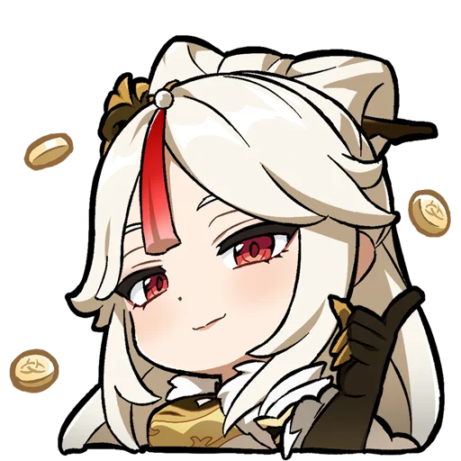 Sticker Картины Паймон 21 | @genshin_impact_ru_off - 9